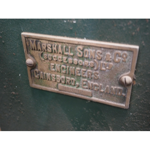 101 - Marshall Series M tractor contractors tractor. Engine is free. Fitted with winch and Firestone front... 