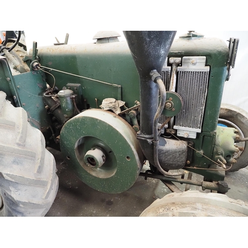 101 - Marshall Series M tractor contractors tractor. Engine is free. Fitted with winch and Firestone front... 