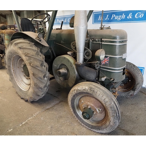 104 - Field Marshall Series 2 Tractor. Engine is free. Fitted with canopy and winch. S/n 4451. Reg FOD 149