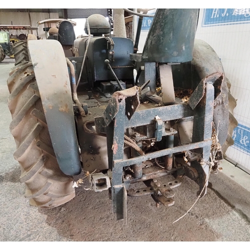 106 - Field Marshall Series 2 contractors Tractor. 1948. Engine is free. Fitted with high speed gearbox an... 