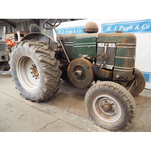 108 - Field Marshall Series 3 Tractor. Fitted with Burgess air cleaner. c/w exhaust. Engine is free. Fitte... 