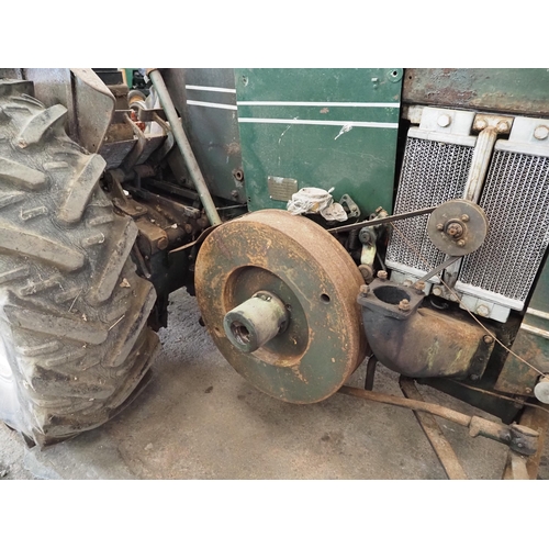 108 - Field Marshall Series 3 Tractor. Fitted with Burgess air cleaner. c/w exhaust. Engine is free. Fitte... 