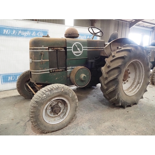 108 - Field Marshall Series 3 Tractor. Fitted with Burgess air cleaner. c/w exhaust. Engine is free. Fitte... 