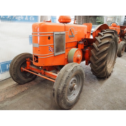 109 - Field Marshall Series 3Tractor. Engine is free. Fitted with good rear tyres and pto. S/n 13605