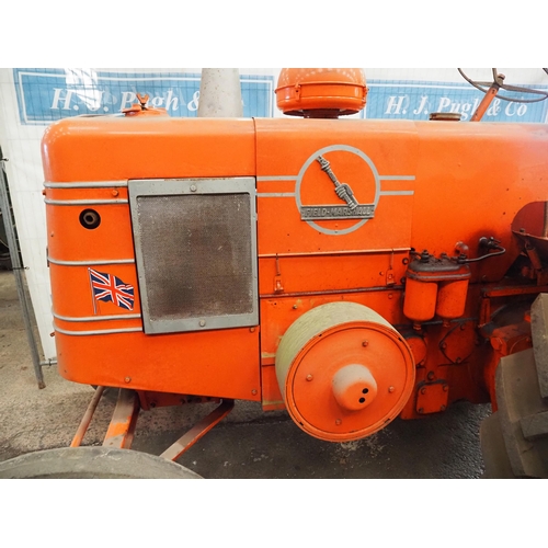 109 - Field Marshall Series 3Tractor. Engine is free. Fitted with good rear tyres and pto. S/n 13605