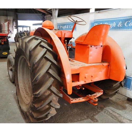 109 - Field Marshall Series 3Tractor. Engine is free. Fitted with good rear tyres and pto. S/n 13605