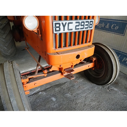 111 - Marshall MP6 Long wheel base tractor. 1958. Runs and drives. Fitted with Boughton 16N winch. S/n 674... 