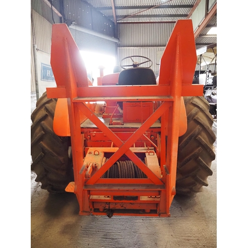 111 - Marshall MP6 Long wheel base tractor. 1958. Runs and drives. Fitted with Boughton 16N winch. S/n 674... 