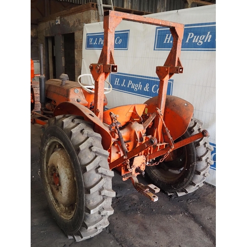 112 - BMC 9/16 Tractor. Runs and drives. Engine has been overhauled. Fitted with roll frame and good rear ... 