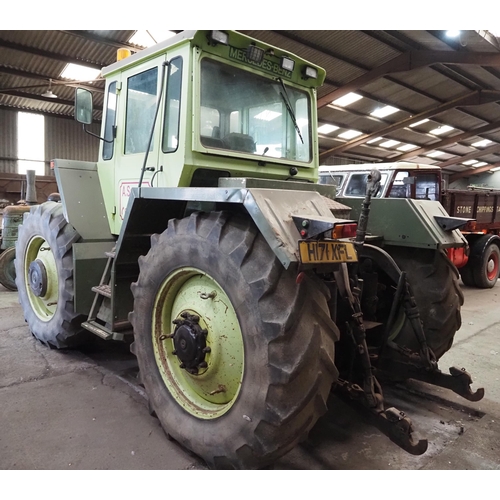 116 - Mercedes Benz MB Trac 1600 Turbo tractor. 1990. Runs and drives. SN- 36695410105106. Fitted with air... 