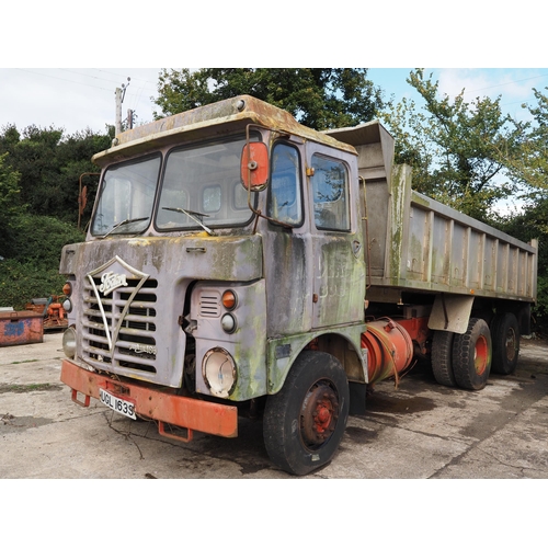 123 - Foden S80 Gardner 180 tipping lorry. 1978. Reg UGL 163S