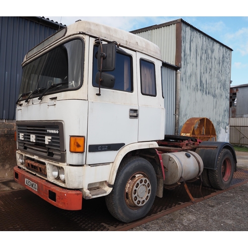 124 - ERF Turbo C32 Lorry. E series. 1983. 14000CC. 32520 KG Gross. SN-48924.  Reg A201 MOD. V5