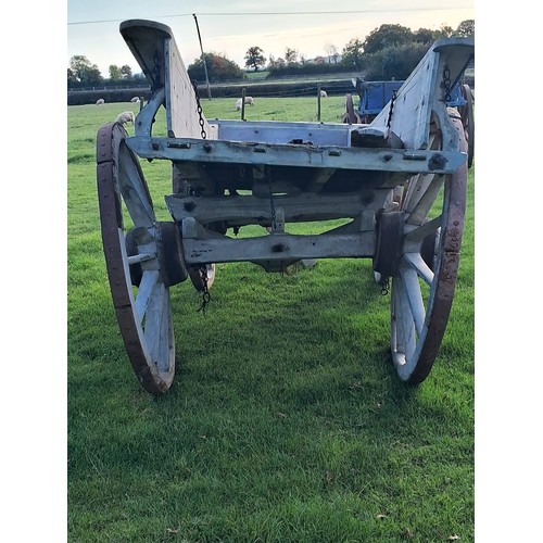 131 - Montgomeryshire cart with strake wheels