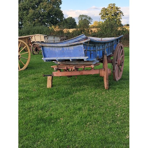 134 - Berkshire waggon. 1944. Frank Star, Yewtree farm. Wheel has been repaired.