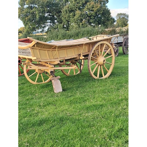 135 - Wiltshire wagon. Walter Collins. Wheel being repaired