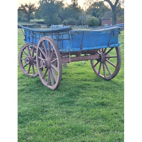 134 - Berkshire waggon. 1944. Frank Star, Yewtree farm. Wheel has been repaired.