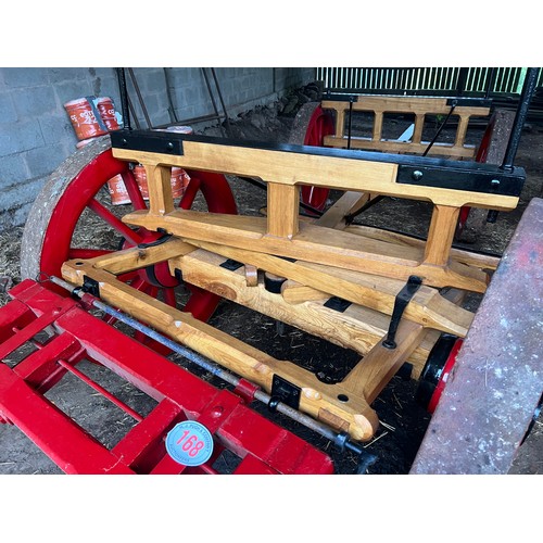 168 - Timber wagon, completely rebuilt with old oak trees off farm