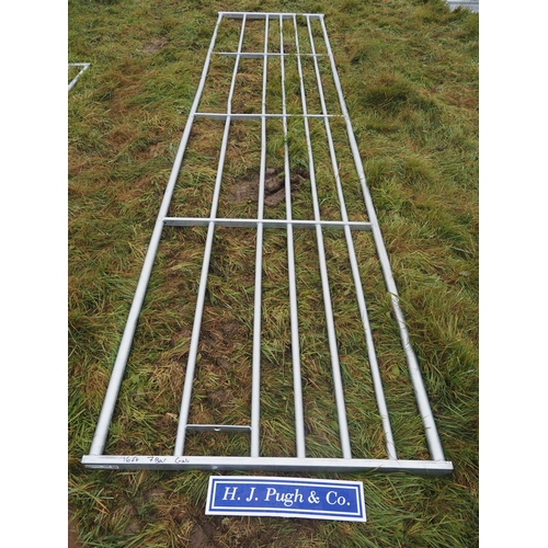 115 - Galvanised 7 bar gate 16ft - 1