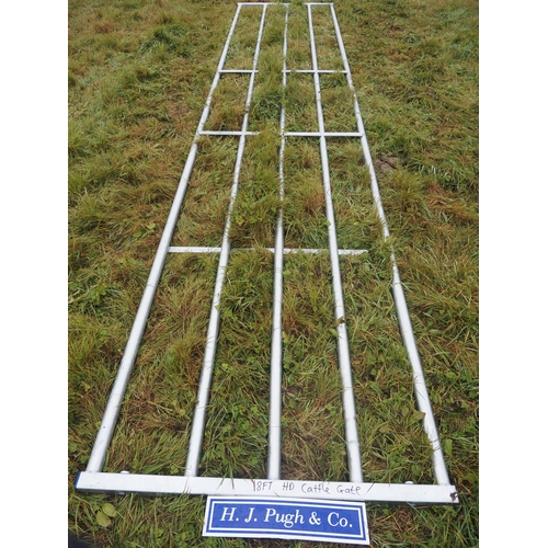 119 - Heavy duty 5 bar cattle gate 18ft - 1