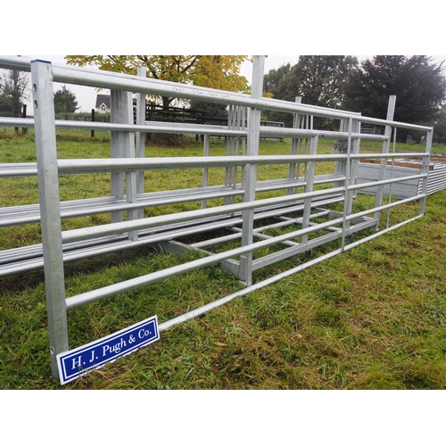 136 - Heavy duty 5 bar cattle gate 16ft - 1