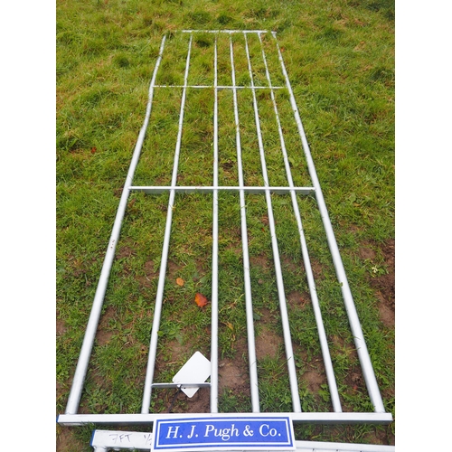 141 - Galvanised 7 bar gate 12ft - 1