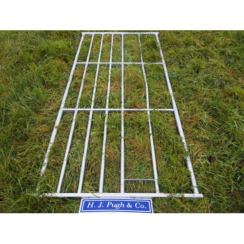 160 - Galvanised 7 bar gate 8ft - 1