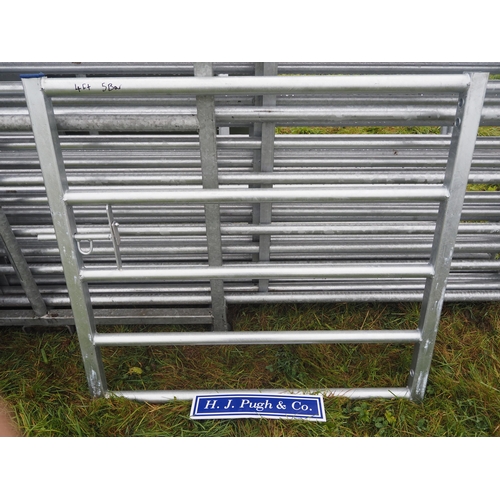 177 - Heavy duty 5 bar cattle gate 4ft - 1