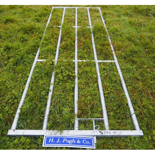 198 - Heavy duty 5 bar cattle gate 11ft - 1