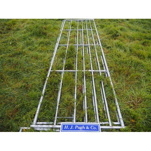 236 - Galvanised 7 bar gates 13ft - 2