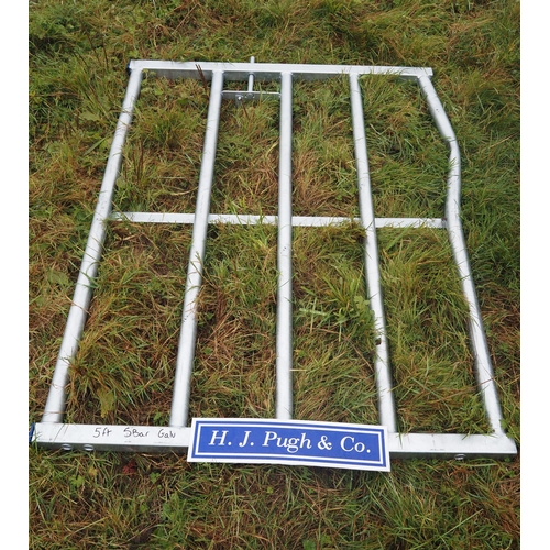 69 - Heavy duty 5 bar cattle gate 5ft - 1