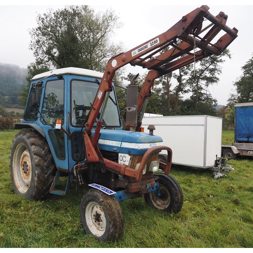 Ford 4610 tractor 2wd with Quicke loader. Working order. Showing 8187 hours. Reg. A162 FFH