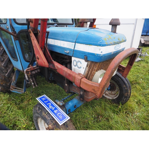 641 - Ford 4610 tractor 2wd with Quicke loader. Working order. Showing 8187 hours. Reg. A162 FFH