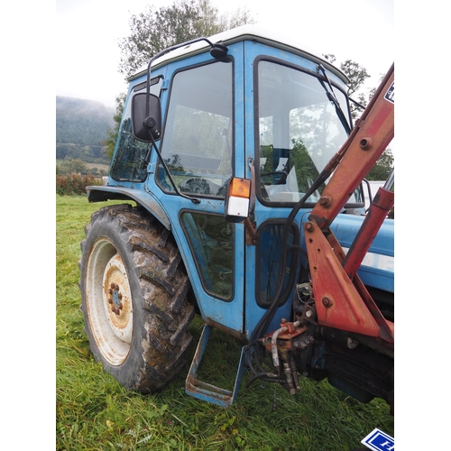 641 - Ford 4610 tractor 2wd with Quicke loader. Working order. Showing 8187 hours. Reg. A162 FFH