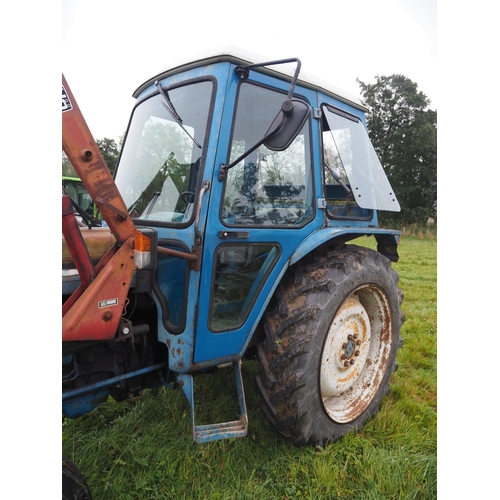 641 - Ford 4610 tractor 2wd with Quicke loader. Working order. Showing 8187 hours. Reg. A162 FFH