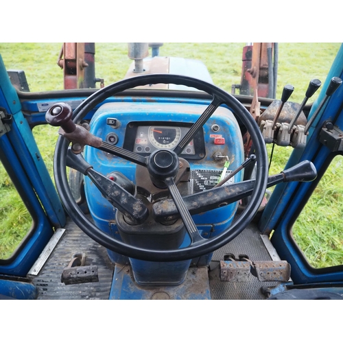 641 - Ford 4610 tractor 2wd with Quicke loader. Working order. Showing 8187 hours. Reg. A162 FFH