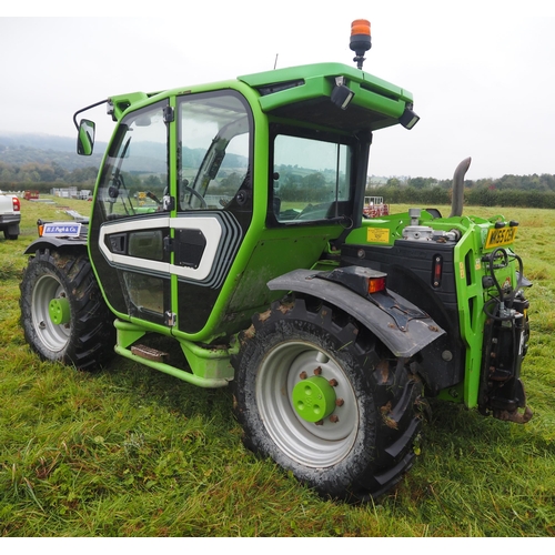 645 - Merlo Turbo Farmer.TF 35.7-120 Showing 3370 hours. Reg. WK65 CEN. In daily work. Comes with Strimech... 