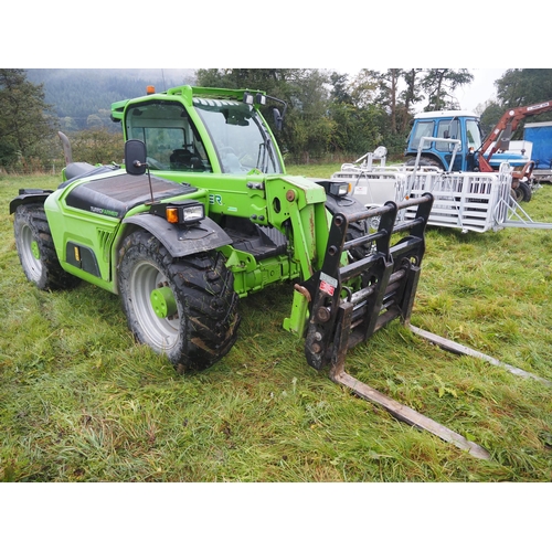 645 - Merlo Turbo Farmer.TF 35.7-120 Showing 3370 hours. Reg. WK65 CEN. In daily work. Comes with Strimech... 