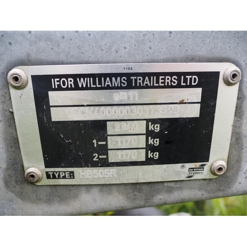 650 - Ifor Williams HB 505R double horse box