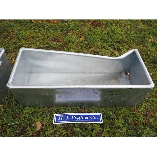 84 - Galvanised water tank 4ft - 1 AF