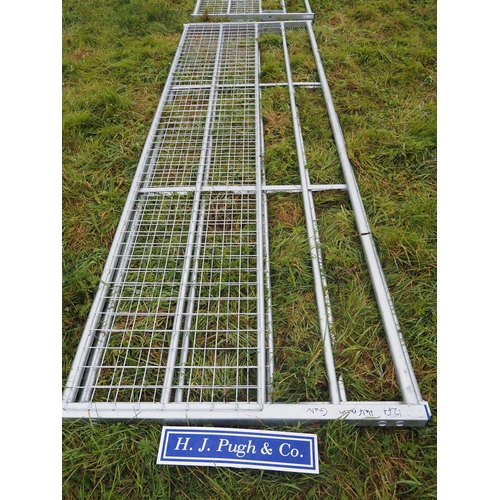 102 - Half mesh gates 12ft - 2