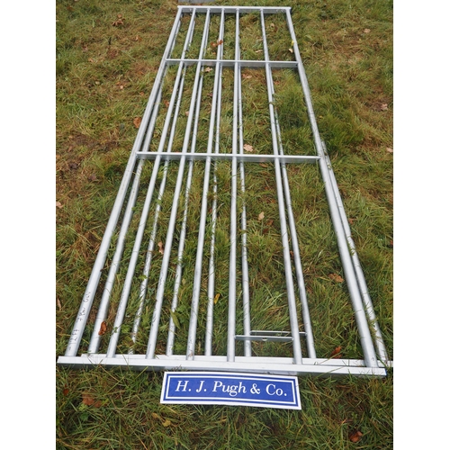 110 - Galvanised 7 bar gates 12ft - 2