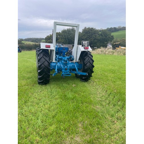 131 - Ford County 654 tractor. 1966. Fully restored. Fitted with spacer gearbox with no internals. Runs an... 