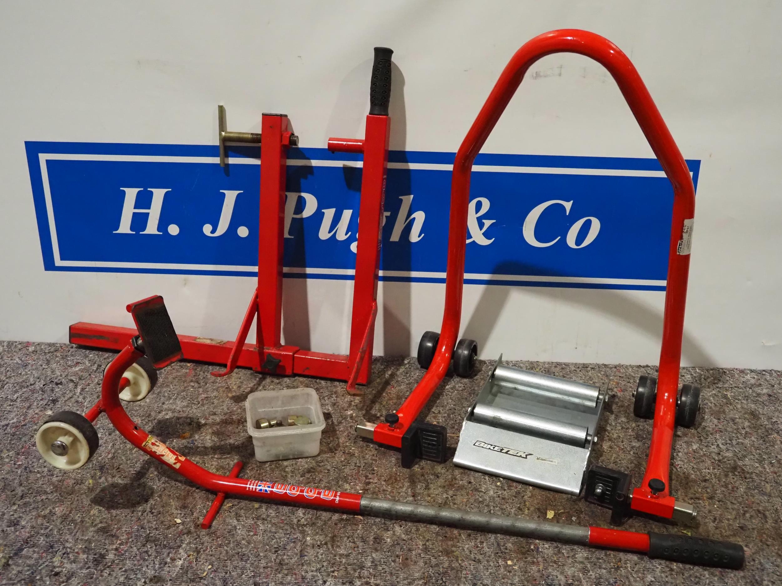 Abba motorcycle stand, rear stand and bike prop