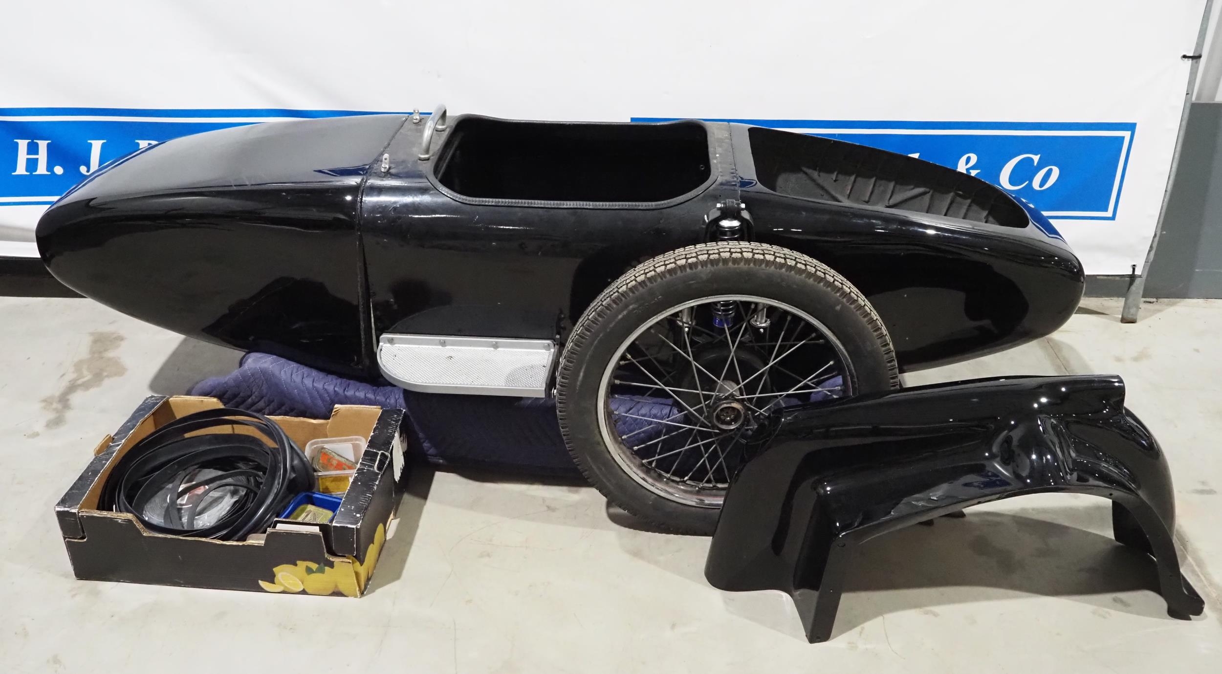 Believed Wessex sidecar project, part complete to include new Hagon ...