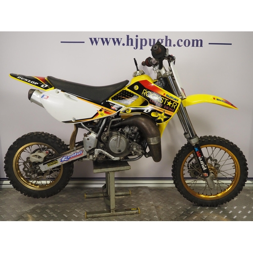 Kawasaki KX65 childs scrambler. Runs and rides. Fitted with Suzuki