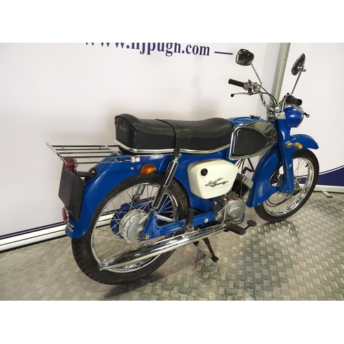 Suzuki Sovereign motorcycle. 50cc Engine turns over with