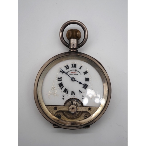 369 - Hebdomas 8 Day Swiss made pocket watch