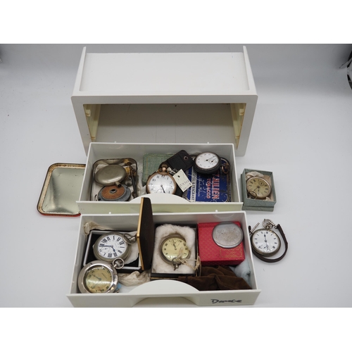 388 - Assorted pocket watches and pocket watch parts