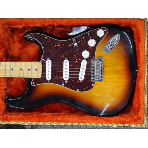 214 - Fender Stratocaster serial no. MX122296059 Mexican electric guitar in hard case