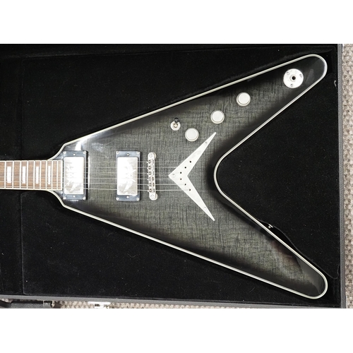 222 - Dean Flying V anniversary model 1977-2007 electric guitar in hard case